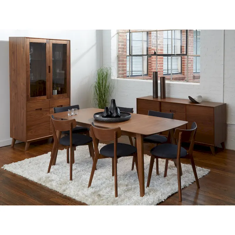 Rye Studio Santos Mid-Century Modern Rectangular Dining Table