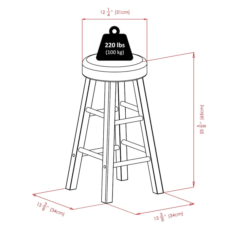 3-Pc Drop Leaf High Table with Cushion Seat Counter Stools, Walnut and Espresso