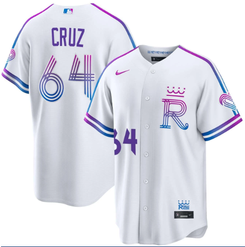 Steven Cruz Kansas City Royals White 2026 City Connect Jersey