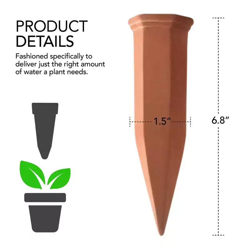 Modern Innovations Self-Watering Plant Stakes Irrigation System (Set of 4)