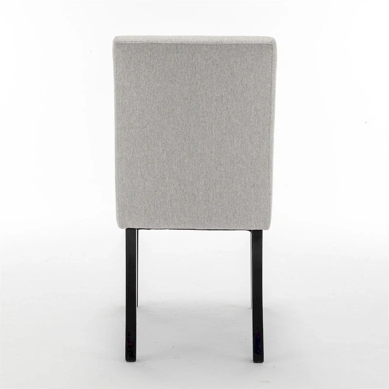 Modern Dining Chairs with Solid Wood Legs (Set of 2)