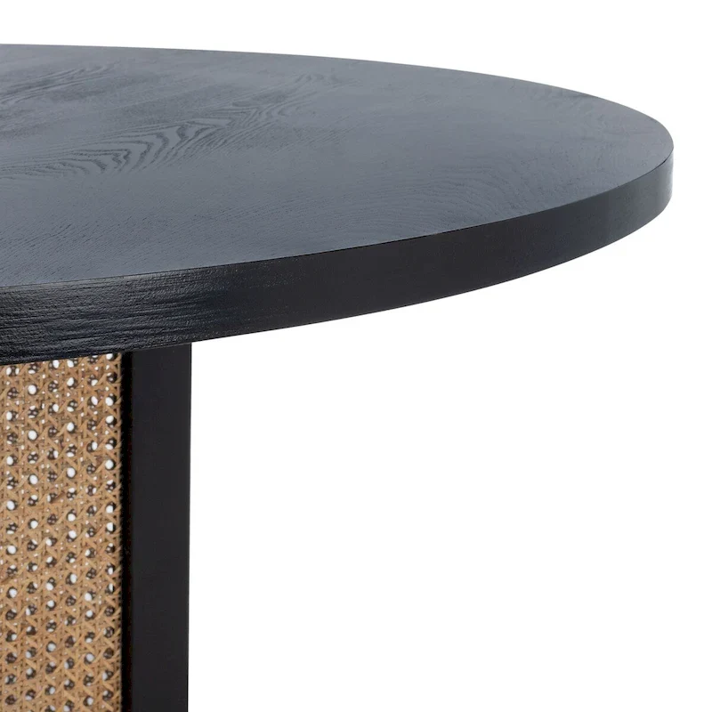 SAFAVIEH Mozell Cane Dining Table - 47.3 W x 47.3 L x 28.8 H - 47Wx47Dx29H