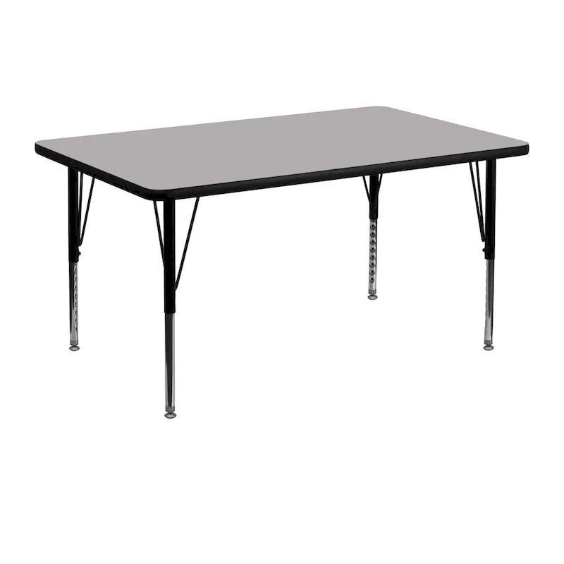 30W x 48L Thermal Laminate Activity Table - Adjustable Short Legs