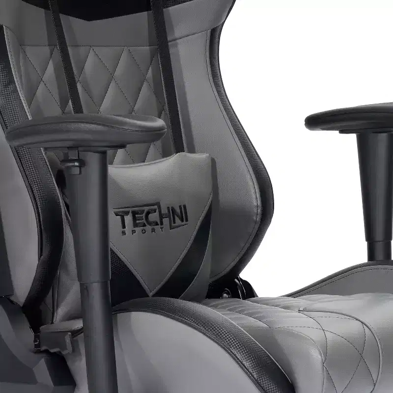 TUYOHW XL Ergonomics Gaming Chair 360 Swivel Office Chairs with Head&Lumbar Pillow,90-150 Recliner Chair for Office&Home,350lbs Max,Gray