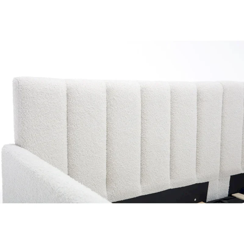 Epiphyllum Modern Velvet Twin Daybed with 2 Drawers and Ribbed Tufted Backrest by Christopher Knight Home