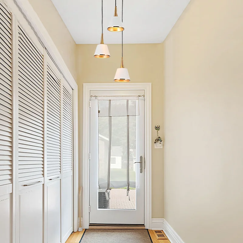 Nisa Modern Gold 3-Light Chandelier Island Pendant for Kitchen Island Foyer