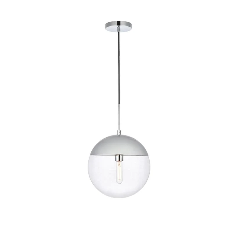 1-Light Pendant with 12 inch Clear Glass