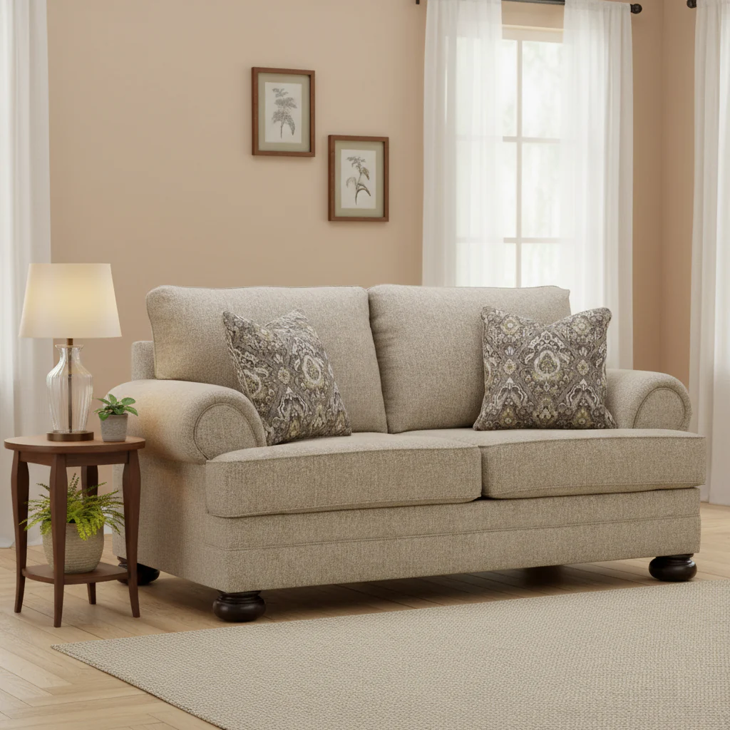 Oatmeal Loveseat