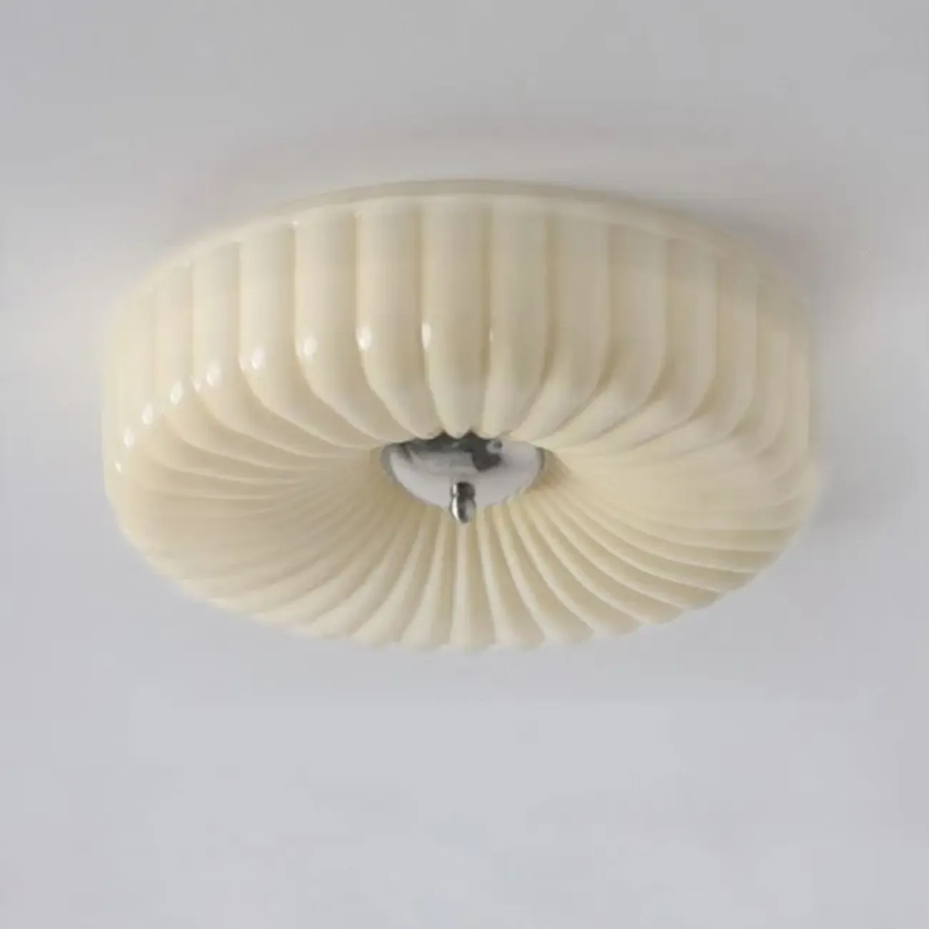 Mid-Century Modern Dimmable Flush Mount LED Ceiling Light
