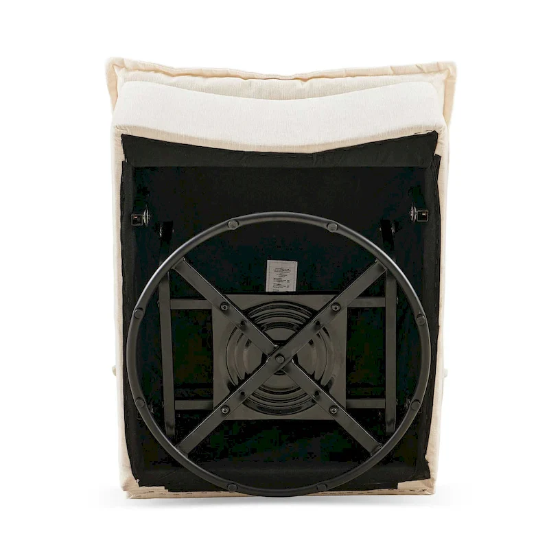 28.74  Chenille Upholstered 360 Swivel Rocking Chair