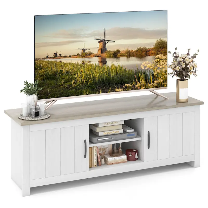 Farmhouse TV Stand for TVs up to 65