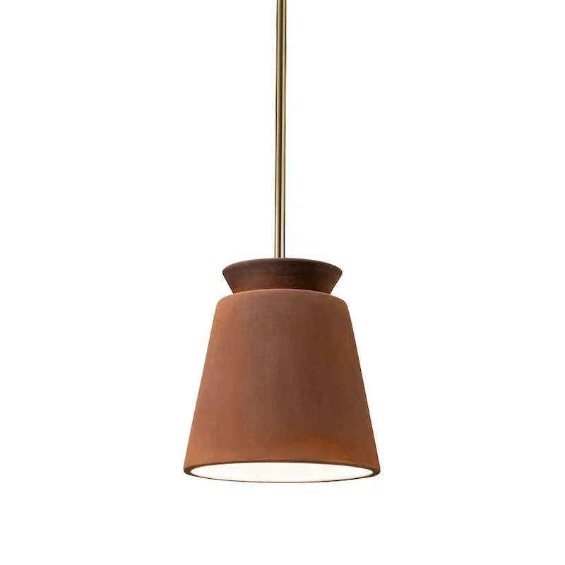 Justice Design Group Small Trapezoid Pendant - Rigid Stem
