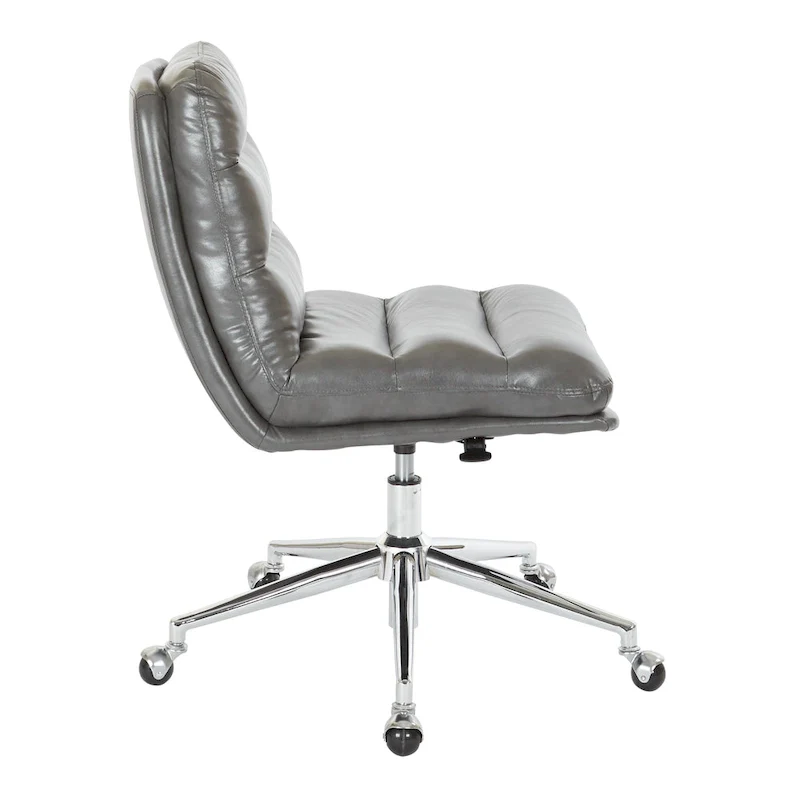 Legacy Swivel Office Chair in Faux Leather
