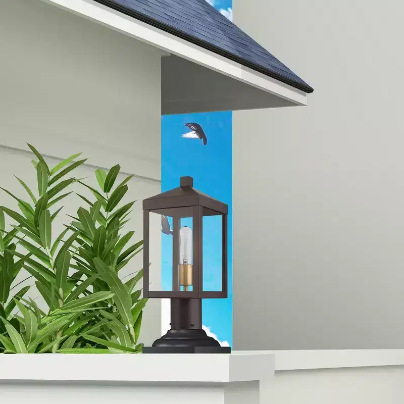 Livex Lighting Nyack 1 - Light Post Light in Bronze