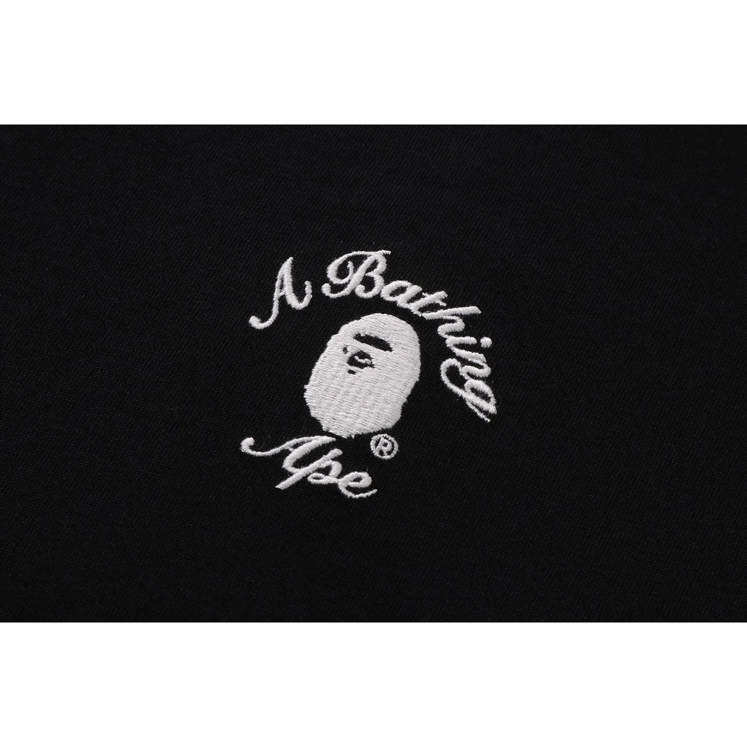 BAPE MENS ONE POINT APE HEAD COLLEGE RELAXED FIT T-SHIRT