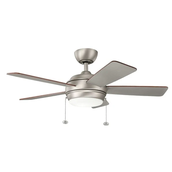 Kichler Lighting Starkk Collection 42-inch Brushed Nickel LED Ceiling Fan
