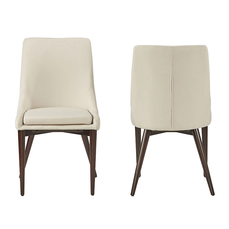 Sasha Mid-century Barrel-back Dining Chairs (Set of 2) by iNSPIRE Q Modern