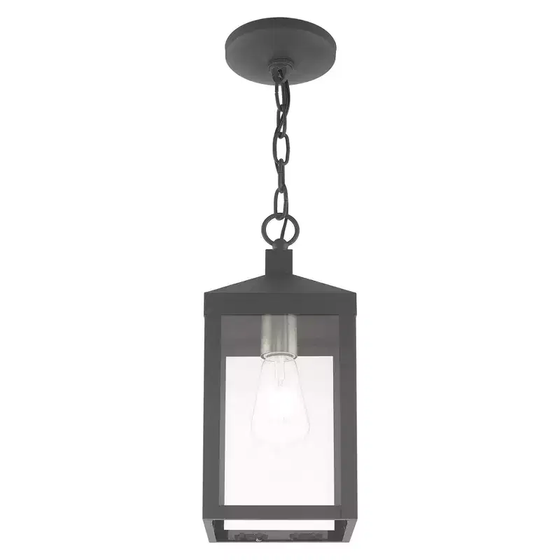 Livex Lighting Nyack 1 - Light Pendant in Scandinavian Gray