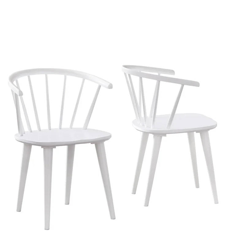 Solid Wood Spindle Dining Chairs
