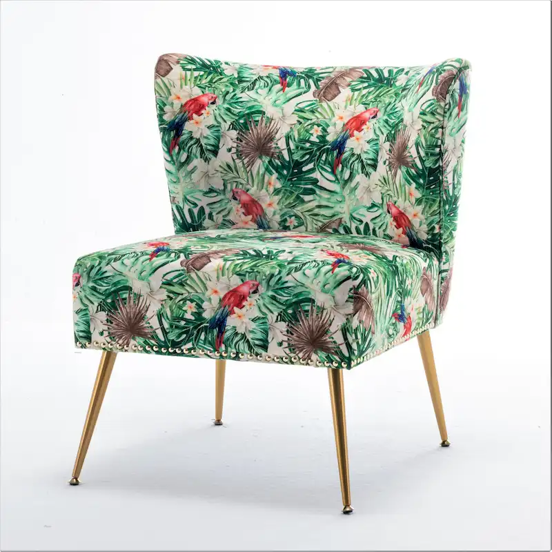 Friant 25W Microfiber Upholstered Slipper Chair