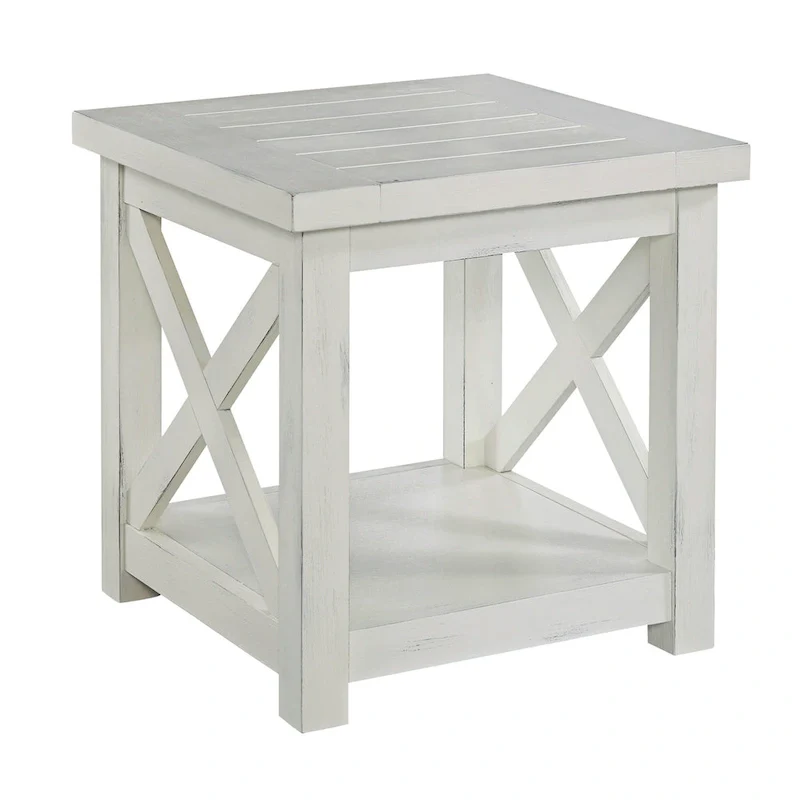 Seaside Lodge Off-White End Table