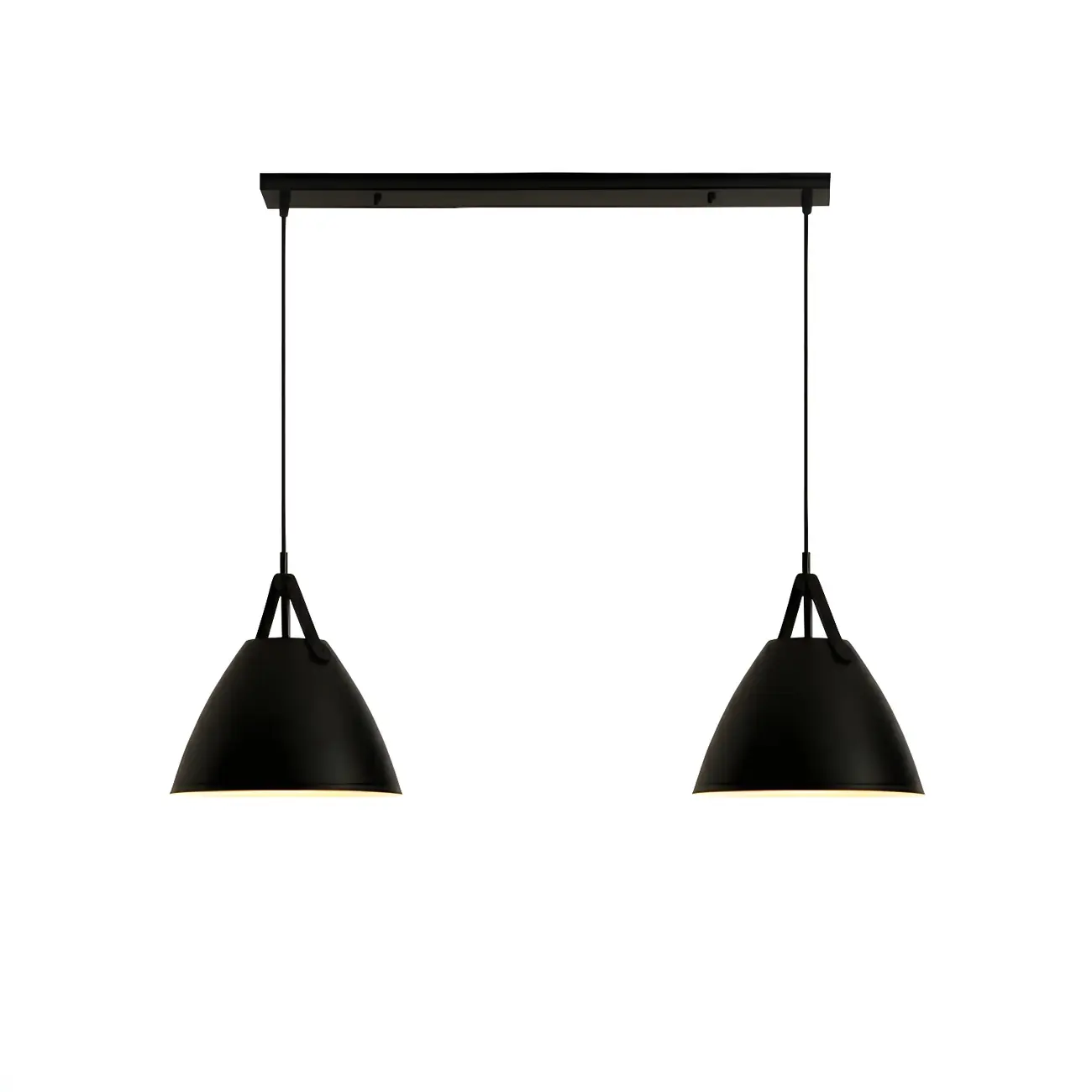 Modern Black Metal Adjustable Kitchen Island Pendant Light