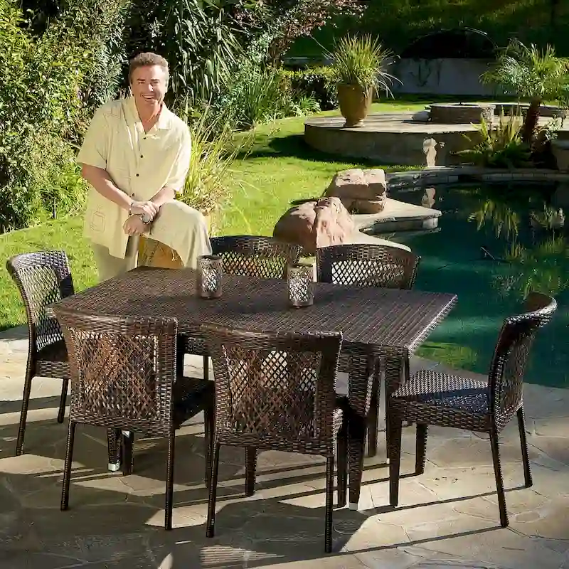 Dusk 7-piece Outdoor Dining Set by Christopher Knight Home