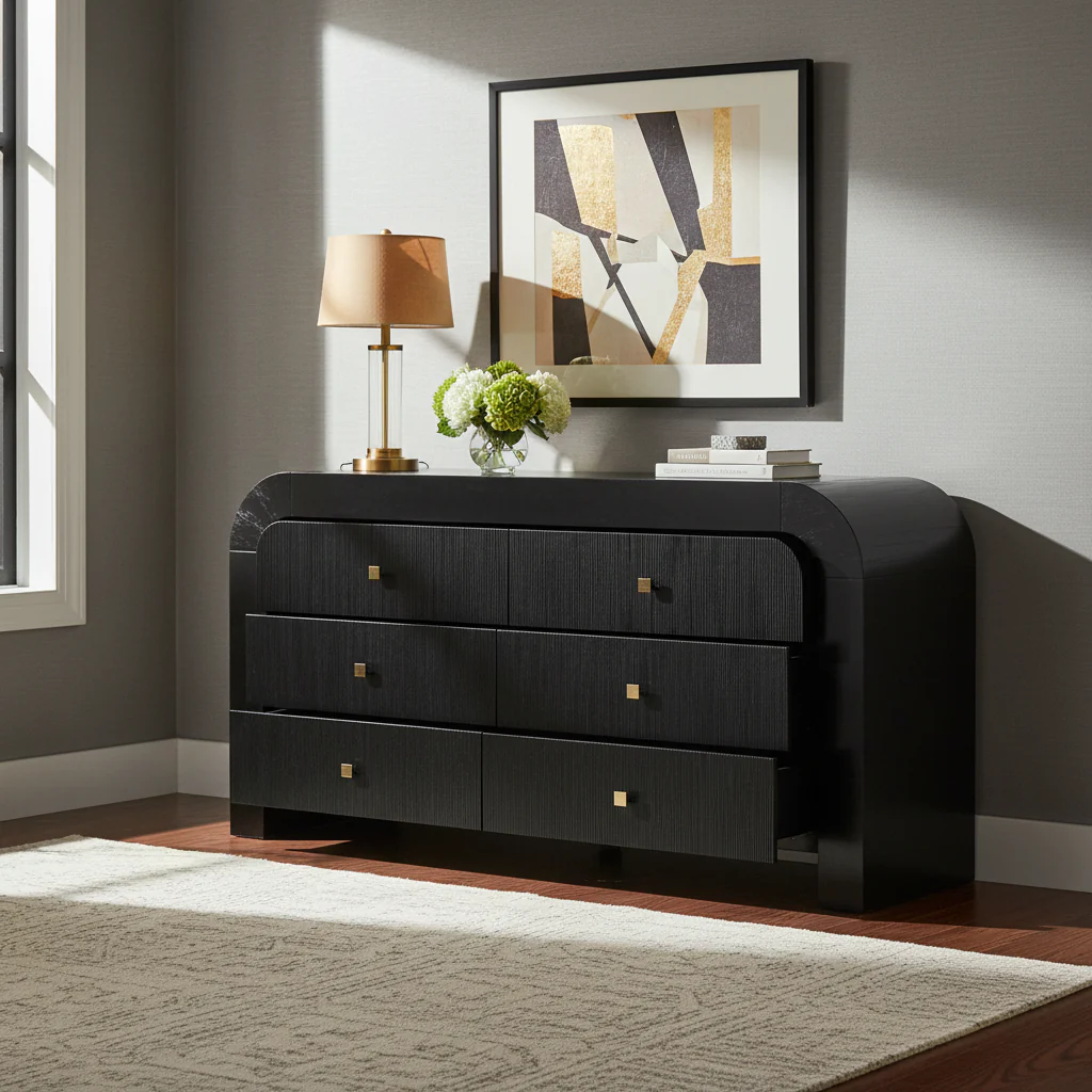 Hump 6-Drawer Dresser