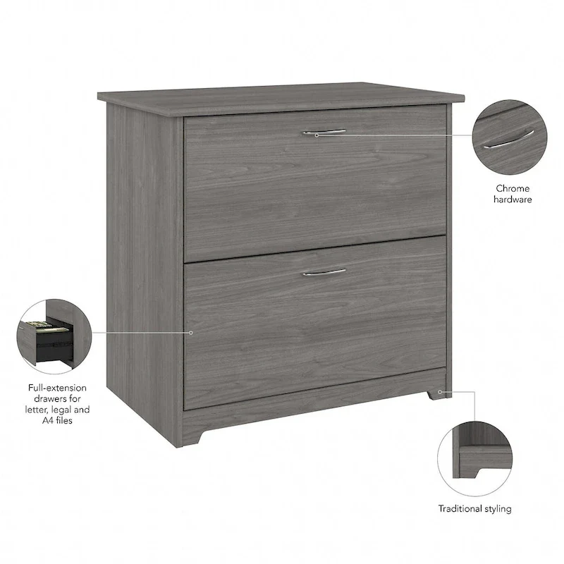 Cabot 2 Drawer Lateral File Cabinet by Bush Furniture