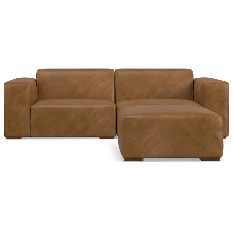WYNDENHALL Biggs 2-Seater Modular Sofa and Ottoman Set
