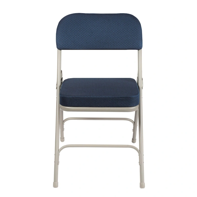 Hampden Furnishings Bernadine Collection Deluxe Fabric Padded Folding Chair, Pack of 2