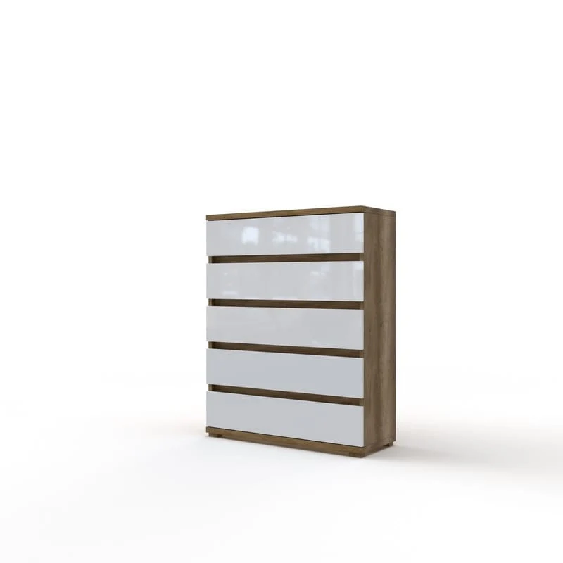 5-Drawer Dresser with Laminated Chipboard Construction