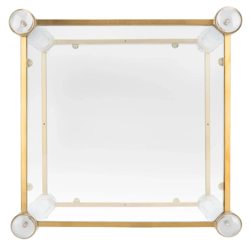 SAFAVIEH Couture Lirie Acrylic Accent Table - 20 W x 20 L x 24 H - 20Wx20Dx24H