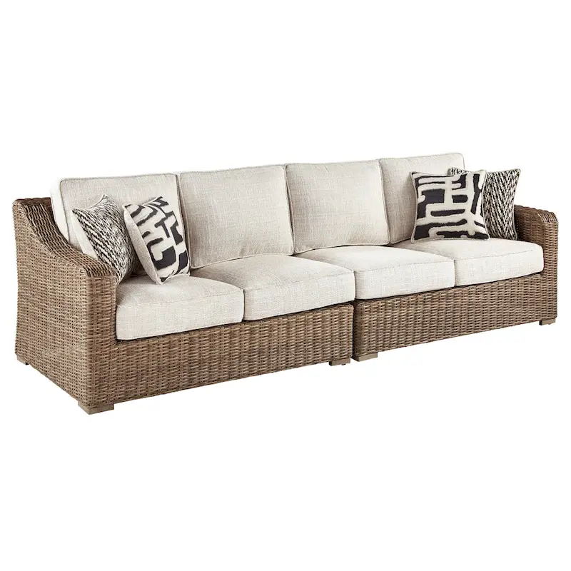 Beachcroft Outdoor Left and Right Arm Facing Loveseats