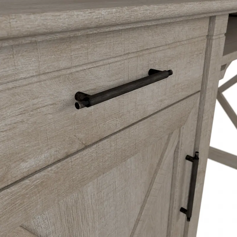 Key West 48W Small Computer Desk with Hutch by Bush Furniture