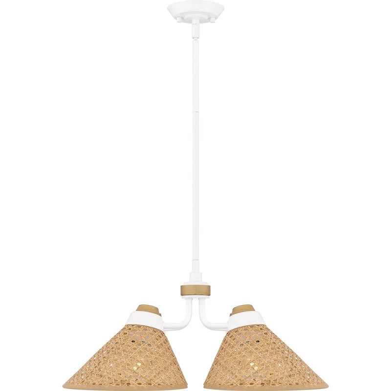 Graft 4-Light Matte White Pendant Light