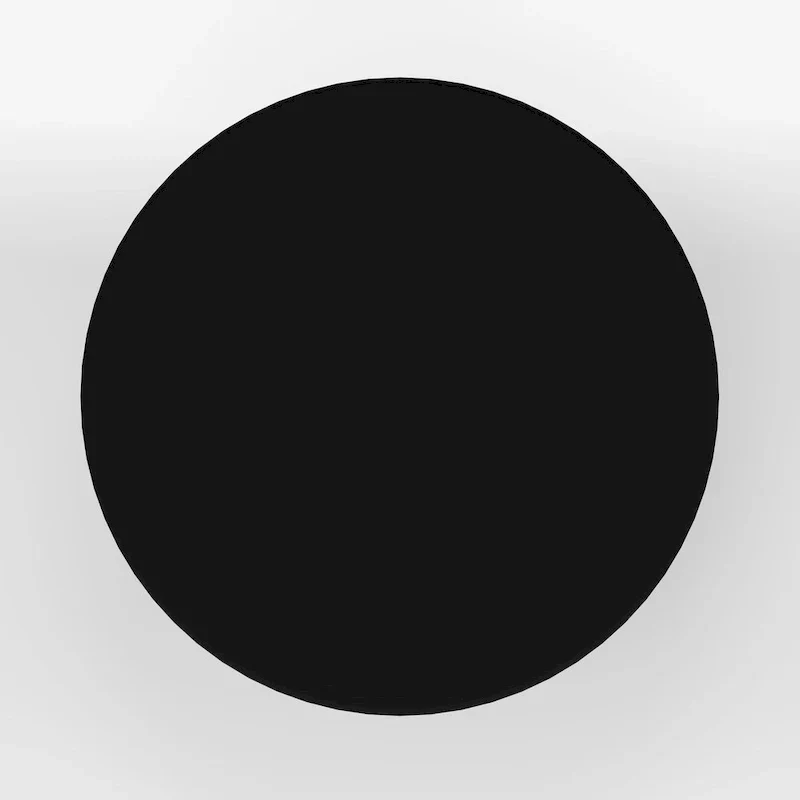 Natural Wood Round Pedestal Dining Table - 42