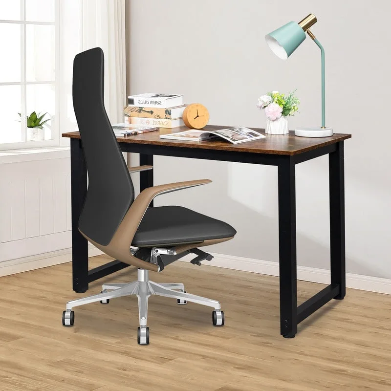 Oak / Retro Wooden Computer Desk – Simple Modern Style, Home Office & Study Use