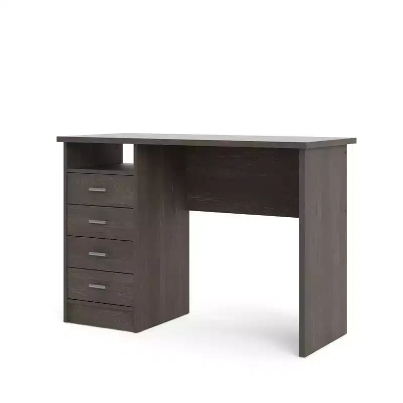 Tvilum, Warner Desk with 4 Drawers, Dark Chocolate