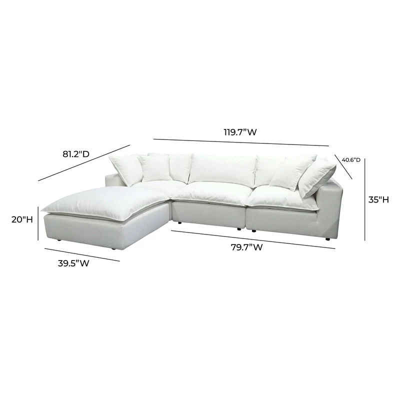 Cali Modular 4 Piece Sectional