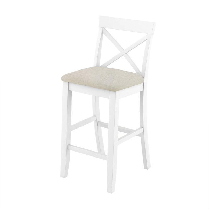 3PCS Rectangular Wood Bar Dining Set