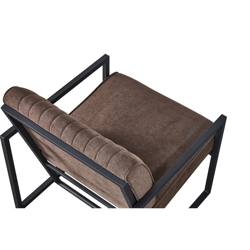 Modern 26 Arm Chair with Steel Legs