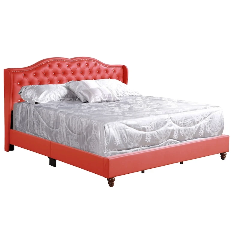 Joy Jewel Tufted Upholstered Bed