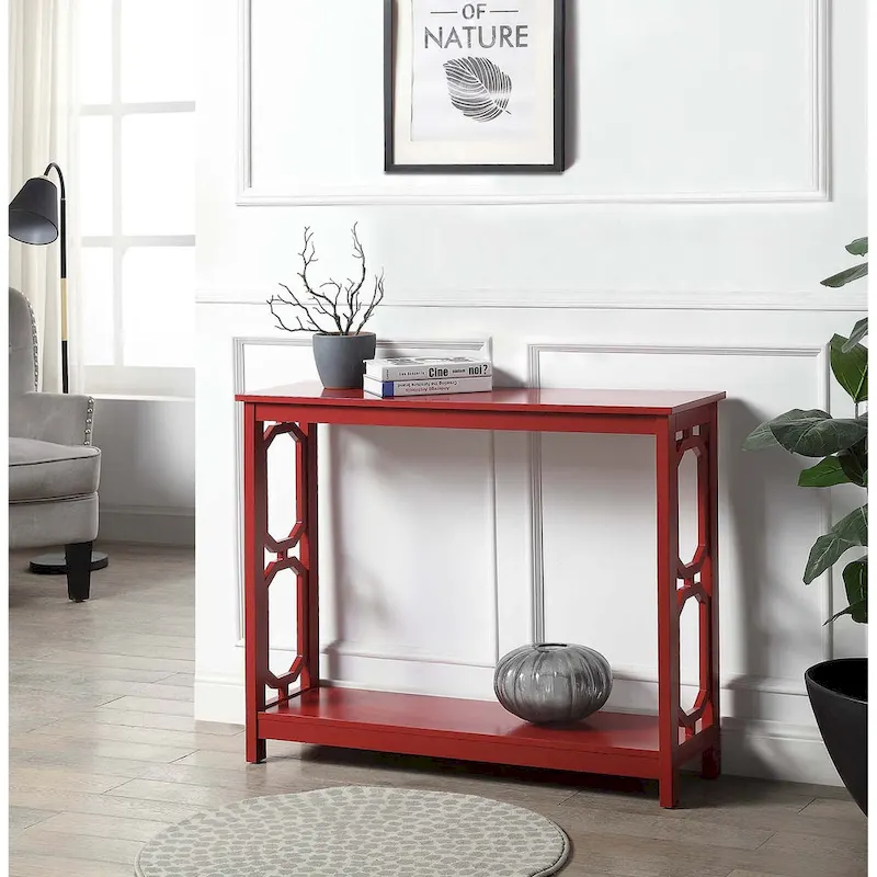 Convenience Concepts Omega Console Table with Shelf
