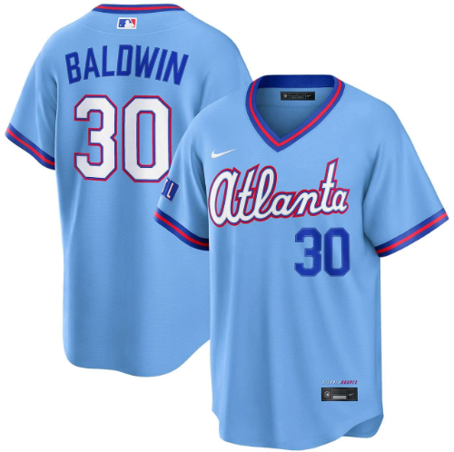 Drake Baldwin Atlanta Braves Powder Blue 2026 City Connect Stadium Jersey