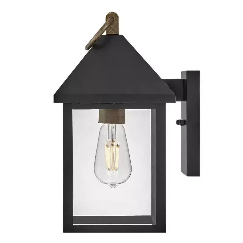 Lark Rhett 1 - Light Wall Light in Black