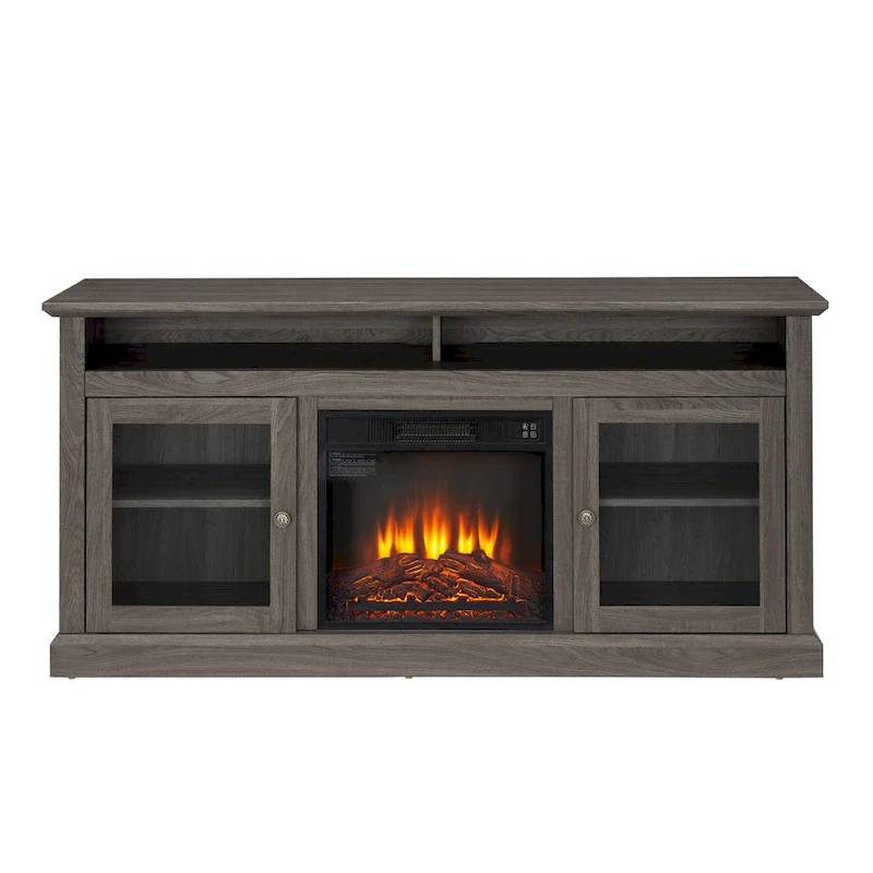 TV Stand With Insert 18  Fireplace