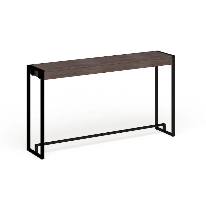 SEI Furniture Macen Modern Narrow Industrial Console Table