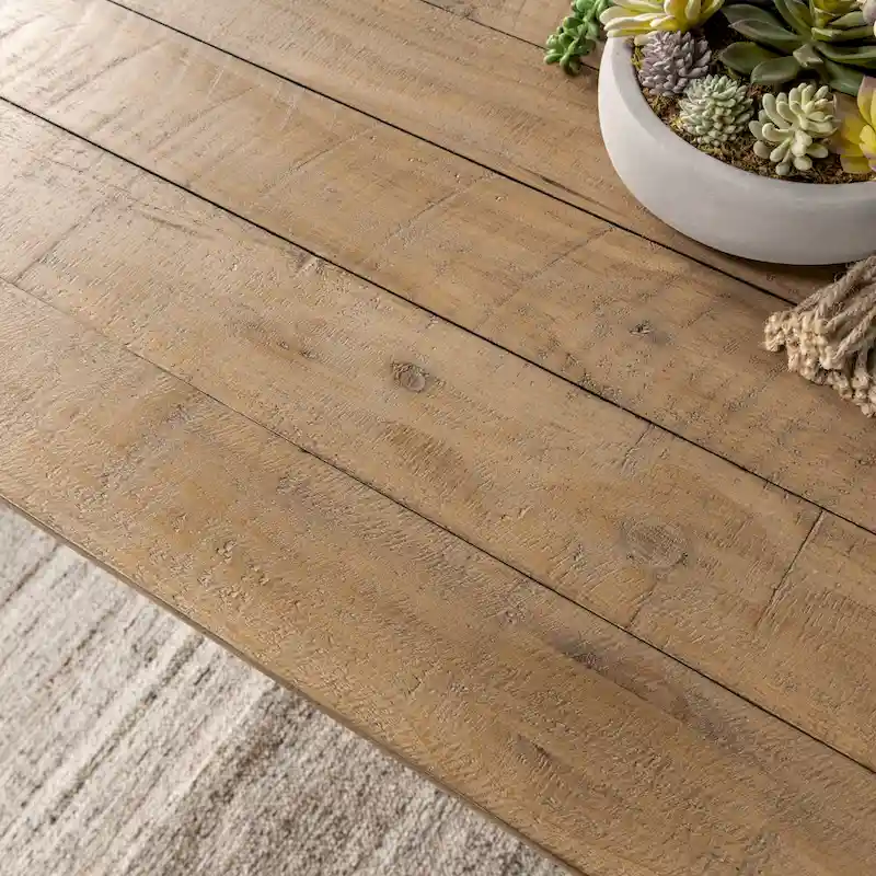 78  Reclaimed Pine Wood Dining Table in Natural