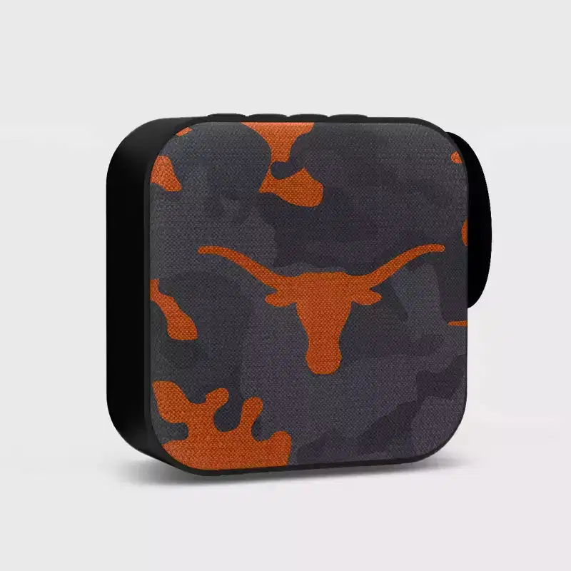 NCAA Texas Longhorns Bluetooth Portable Speaker with FM Radio: USB & MicroSD Connectivity